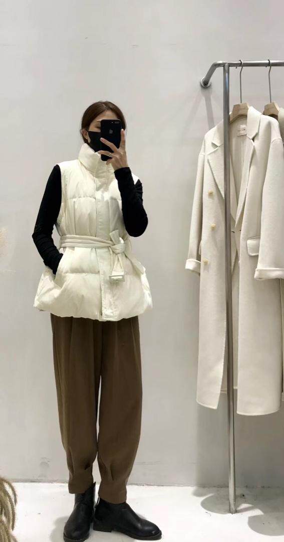 90白鸭绒百搭显瘦羽绒马甲，女装马甲，郭郭家