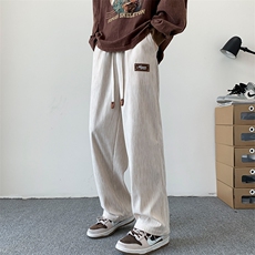 裤子男士2023新款秋季宽松潮牌休闲长裤男生K0365-P48，男装休闲裤，星座308B-2