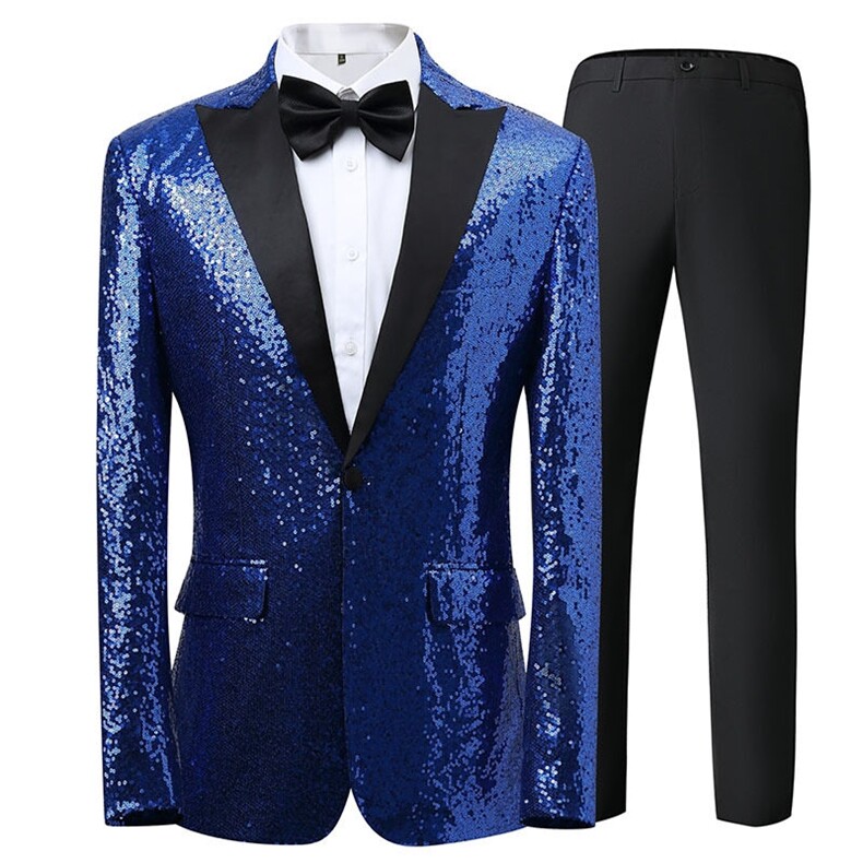 T3Z8619P155韩版设计师男士西装三件套欧美舞台演出服西服套装男,男装西服,星座510A-2