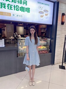 夏季新款连衣裙 款号：22987 尺码：m.l,女装连衣裙,Umei(6F)