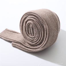 高品质羊绒女款抽条弹力裤柔软贴肤显瘦保暖，女装打底裤，金牧歌羊绒裤