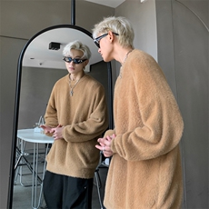 彷貂毛圆领针织衫毛衣男CP15-特P45，男装针织衫/毛衣，电商B371