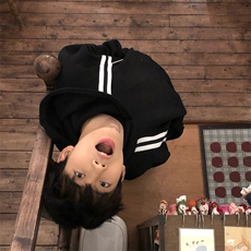 抖音得物高品质二开26春装美式重磅织带撞色立领卫衣开衫外套W70，女装短外套，电商A486-1