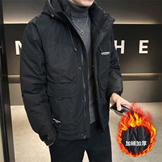 加棉加厚冲锋衣工装连帽夹克男士休闲外套DS-A329-JR2328-P125，男装夹克，电商A329