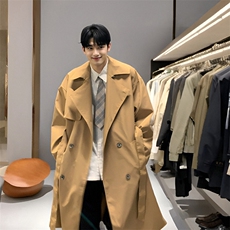 双排扣长款过膝风衣长款大衣货号9925简约款货号8825个性款，男装风衣，星座112A