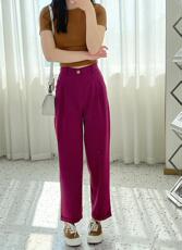 糖果色西装裤，女装休闲裤，H·SHE