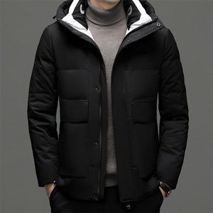 男装90%羽绒服保暖2023冬季青年连帽加厚休闲外套 JZX6807-P255图片
