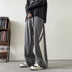 K2496批45控68加绒P50控78秋冬加绒加厚灯芯绒裤子男撞色直筒裤，男装卫衣，电商D229A