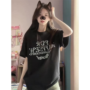 原版高密度钉珠纯棉短袖ZX0206-特批35图片