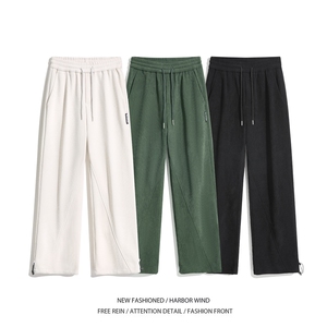 抖音品质冬潮流加绒保暖灯芯绒宽松休闲裤B315-K903JR-特P40控78