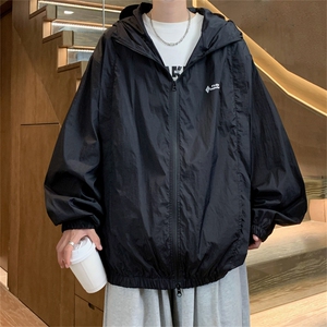 F159/P55有报告UPF50+紫外线防晒衣男个性连帽外套防晒服上衣图片