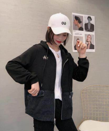 春装新款休闲牛仔外套，女装，依伊贝诺