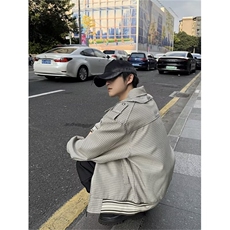 文艺夹克日系ins慵懒原宿气质简约百搭时尚潮流新款流行，男装夹克，星座506A