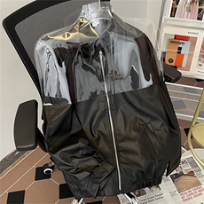 高品质春款男皮衣夹克杉宽松皮外套JK025P65，男装夹克，星座1013-1