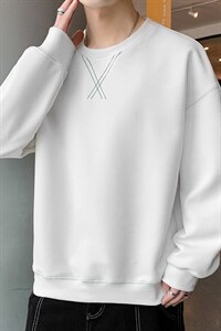 好质量！男士长袖t恤卫衣男秋季潮牌衣服学习潮流百搭W627图片