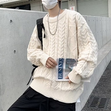 B306P50秋冬男装男生毛衣线衫时尚宽松男日系打底衫，男装针织衫/毛衣，星座512-6