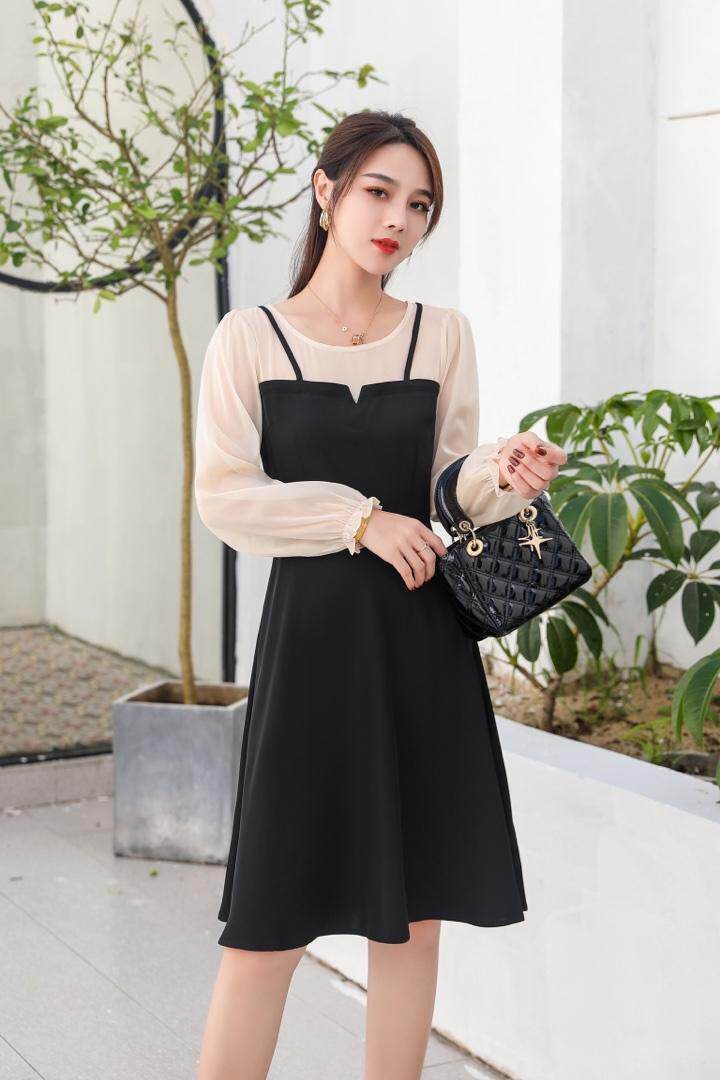 新款百搭连衣裙，女装连衣裙，雪天使