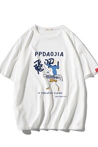 2021夏季新白底风 面料：100%棉 短袖T恤T1081-P25图片