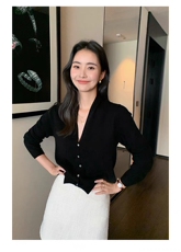 2025宽松型长袖开衫V领叠穿，女装针织衫/毛衣，绒阔羊绒