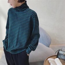 彩色条纹打底衫，其它，简单小珍