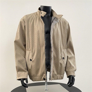 【有货】JK956LL-特P80树纹肌理千鸟格外套男高级感哈灵顿夹克图片