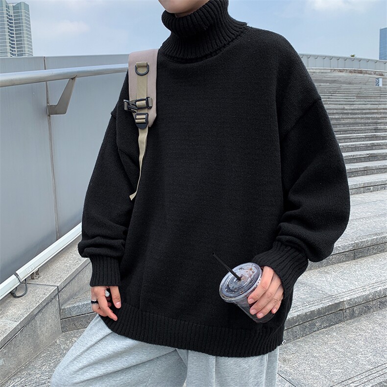 秋冬款男针织衫高领毛衣破洞打底外套M611P45,男装针织衫/毛衣,星座1013-1