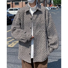 秋冬毛呢外套男士韩版潮流情侣毛边ins衣服港风原宿风夹克JJK80，男装夹克，星座1116A-1（原606A）
