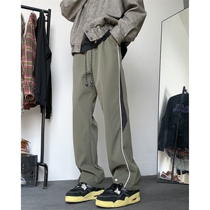 WASSUP HAPPY冲锋裤男春秋夏季2025新款防水登山裤子潮牌休闲长裤图片