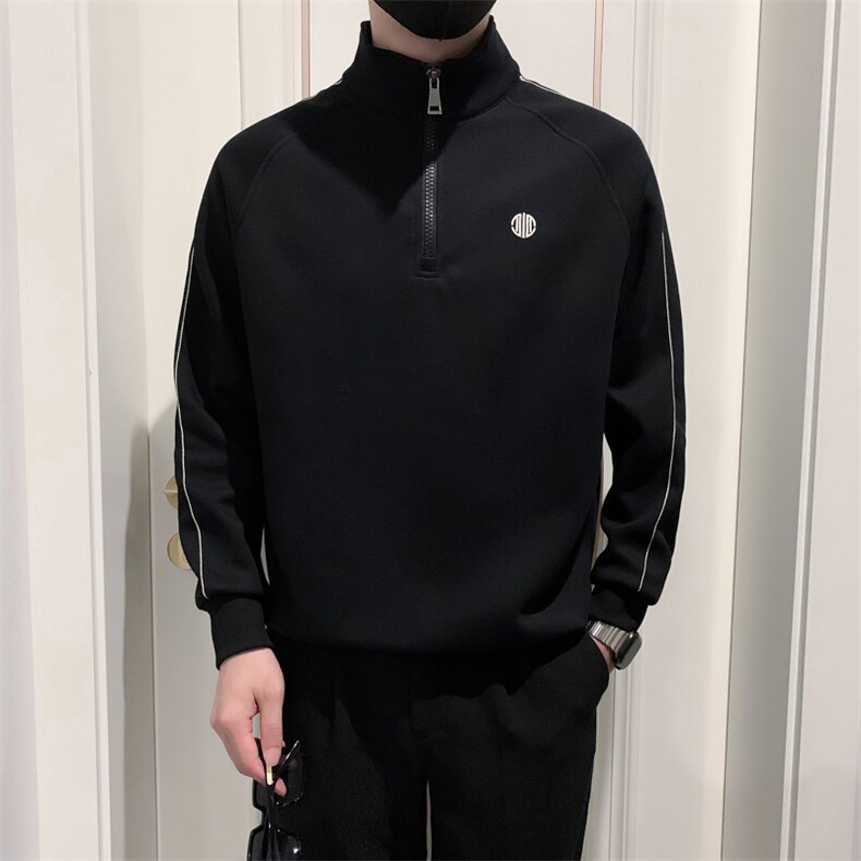 B340 WY6625 P6898  无头风店主风半高领卫衣男图片