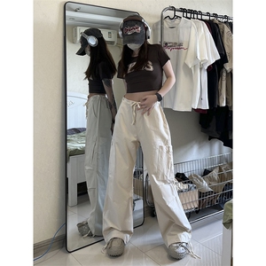 B221 美式ins街头hiphop宽松工装休闲裤子 LK23122-P65 控88图片