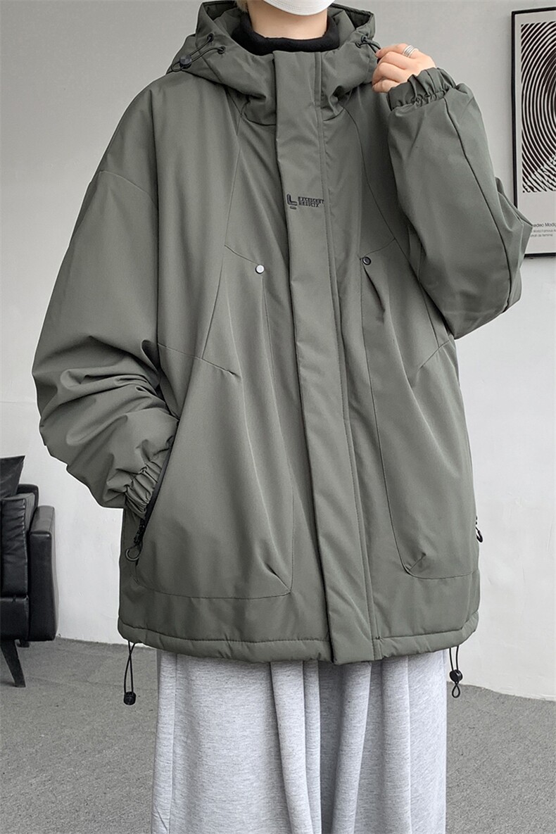 8XL-M冲锋衣外套男加棉加厚夹克秋冬户外登山服JK1313厚P100控118,男装夹克,电商D206-1