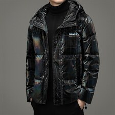 新款羽绒服中年男士外套时尚商务休闲冬季保暖羽绒服XS98960-P260,男装羽绒服,电商B212（原钱塘6029）