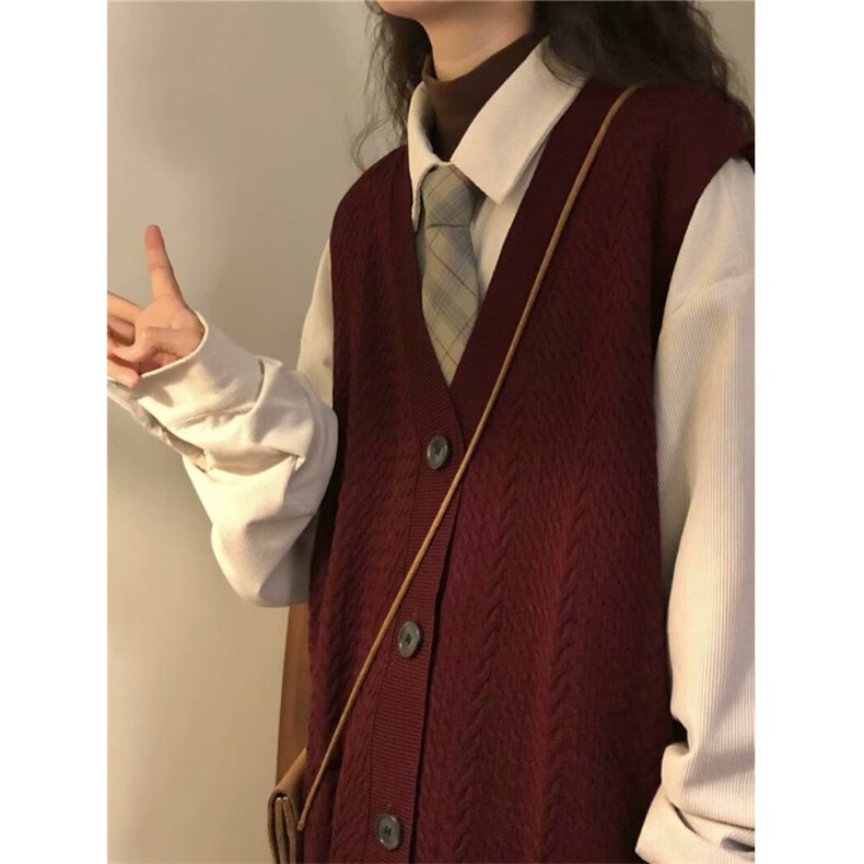 网络图，复古日系学院风毛衣马甲针织衫背心XZ302B-1-M0121P40,男装背心/马甲,星座302B-1