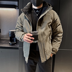 店主大棉衣冬季棉袄男社会小伙版型工装外套袄子8689-P138控178，男装棉衣，电商D327