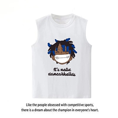 2025新款重磅高品质纯棉无袖坎肩背心黑人头像印花BX664-特P18，男装背心/马甲，星座508（原C305）