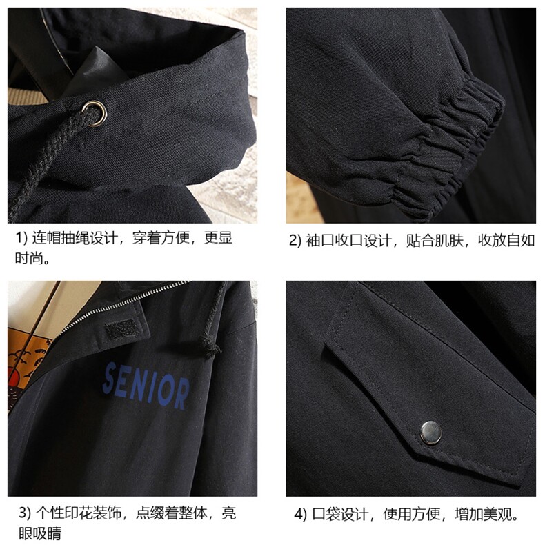 JK41120-P85加棉款-P115纯棉连帽夹克男士大码工装夹克男砖墙,男装夹克,电商A040A