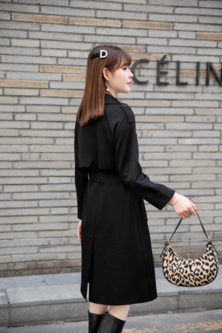 现货供应：斜纹空气层面料休闲风衣M一XXL，女装风衣，拉思维加丝