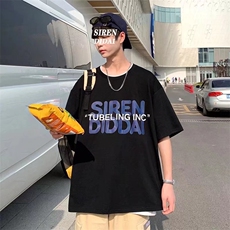 青春流行标准圆领潮时尚潮牌男夏季城市风貌T恤T531P25，男装T恤，星座1116-2