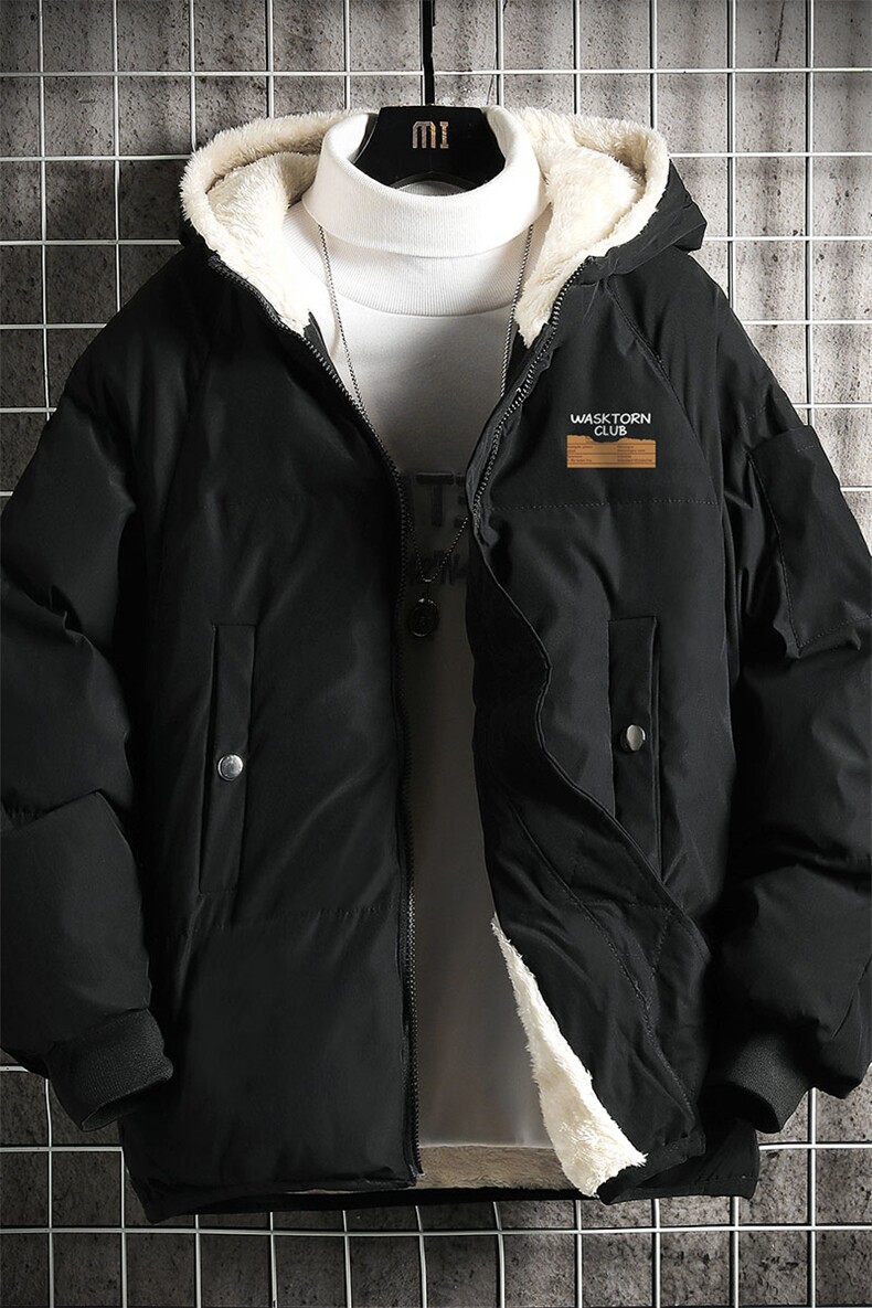 控128加绒面包服男大码羊羔毛棉衣男MY16350-P100,男装棉衣,电商A040A