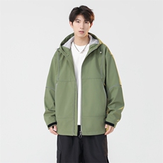 现货2025春款潮牌反光防水外套户外软壳冲锋衣夹克JK0222-P93，男装夹克，星座308B-2