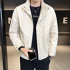 1803P1052028春装男士立领暗格子外套，男装夹克，星座414（原B263）