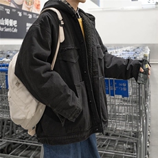 A609冬季男士休闲加绒加厚保暖羊羔绒牛仔棉衣外套保暖防寒牛仔衣，男装棉衣，星座115A(原星座507）