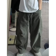 美式复古机能伞兵裤，休闲宽松，网图-A061-AX01391-特P55，男装休闲裤，电商A061