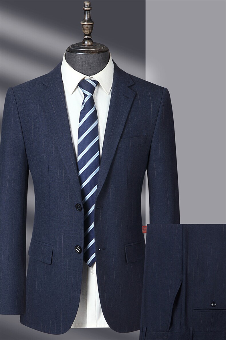 D9830男士春季新款西服礼服西装修身商务休闲男装两件套装,男装西服,电商B360