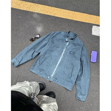 水洗重工夹克男秋季高级感潮牌美式痞帅穿搭外套棒球服，男装夹克，星座716-3