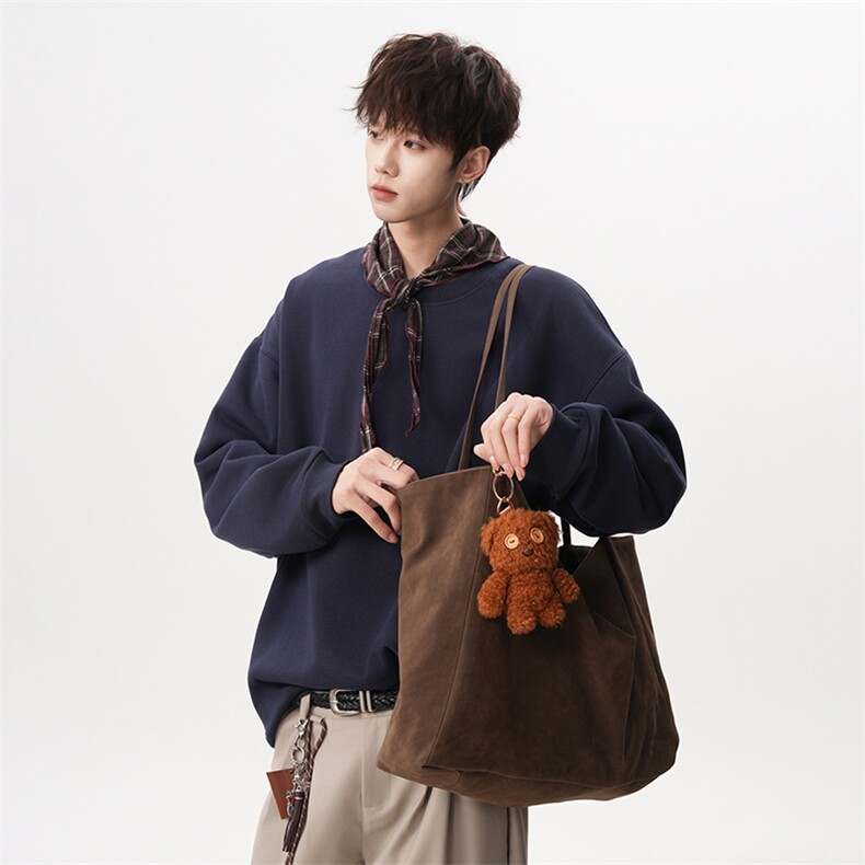 2026春新男女同款华棉光板纯色圆领卫衣A158-WY25-P22加绒25，男装卫衣，电商A158