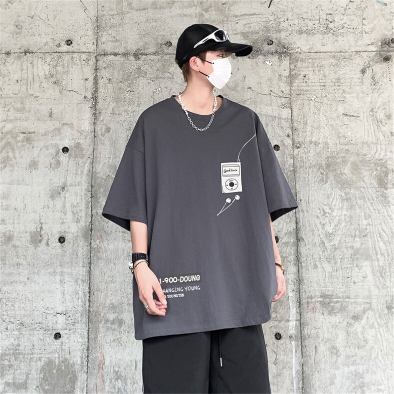 230g重磅纯棉! 夏季短袖t恤男半袖男DSA028-MDT21L125-P25图片
