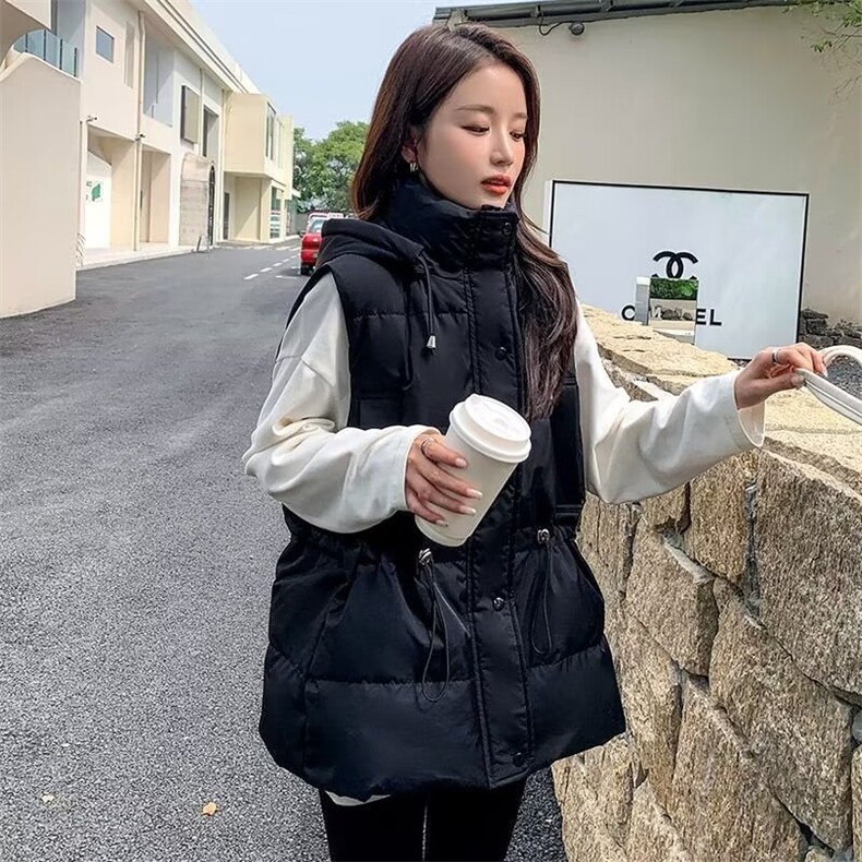 2025年秋冬新款棉马甲女韩版外穿百搭洋气坎肩背心棉服马夹潮图片