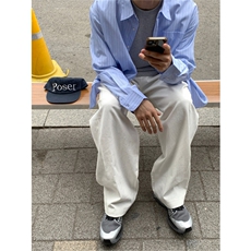 长袖衬衫男士春季韩版潮流宽松ins痞帅休闲条纹衬衣外套829P50，男装衬衫，星座710