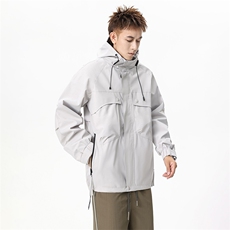 机能外套男2025年秋季新款徒步登山防风防水夹克外套Q5576-P75，男装夹克，星座610（原A335）